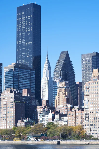 Ουρανοξύστης Μανχάταν Νέα Υόρκη — Φωτογραφία Αρχείου