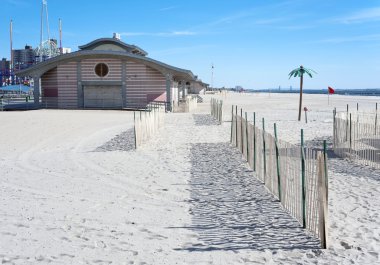 Coney Island beach, brooklyn, new york şehri