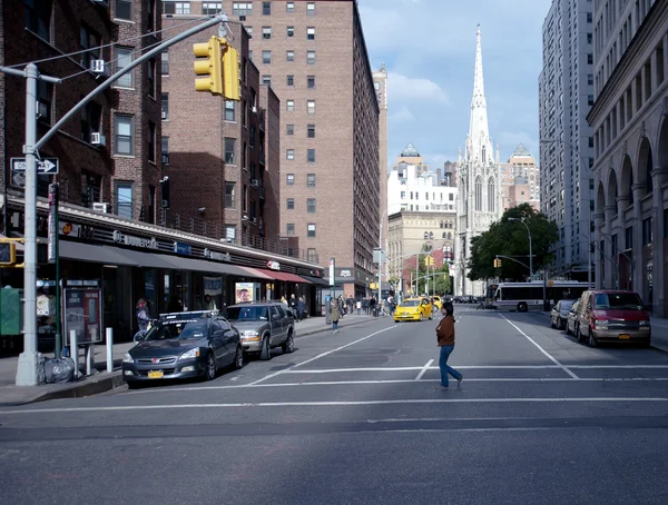 Cena de rua em Greenwich Village New York City — Fotografia de Stock