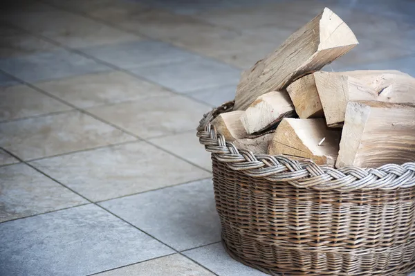 Stack of firewood — Stock Photo, Image