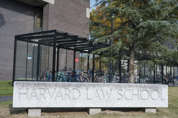 Harvard Law School University Edifício Histórico em Cambridge, MA — Fotografia de Stock