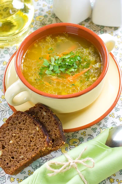 Овочевий суп — стокове фото