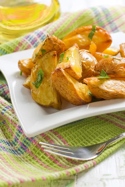 Patate al forno con prezzemolo — Foto Stock