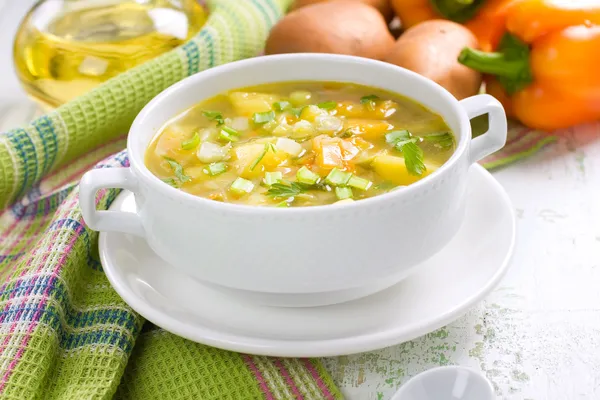 Vegetable soup — Stock Image Vegetable soup Stock Image