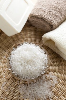 aromatik spa set deniz tuzu ve sabun