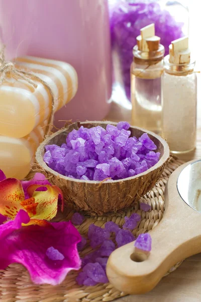 Aromatic spa set — Stock Photo, Image