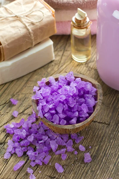 Conjunto de spa aromático — Fotografia de Stock