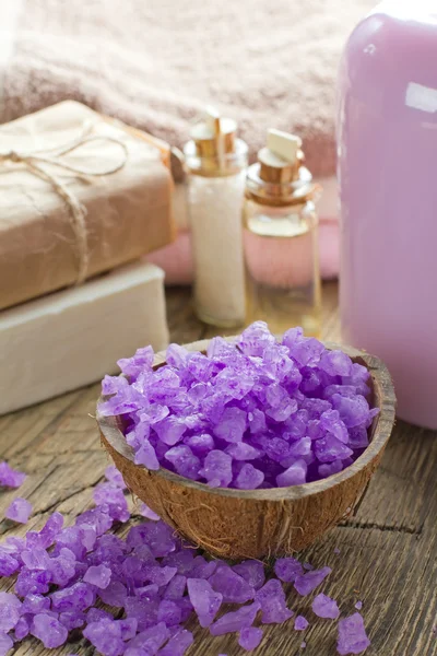 Conjunto de spa aromático — Fotografia de Stock