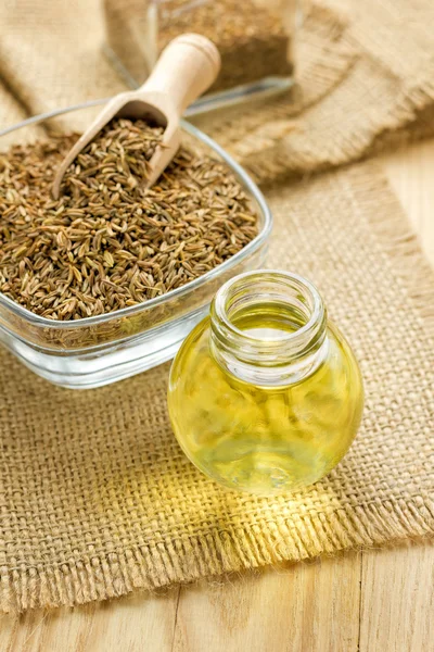 Cumin oil — Stock Photo, Image