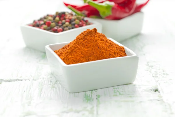 Rote Chilischoten — Stockfoto