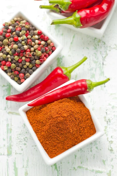 Red Hot Chilli Biberleri — Stok fotoğraf