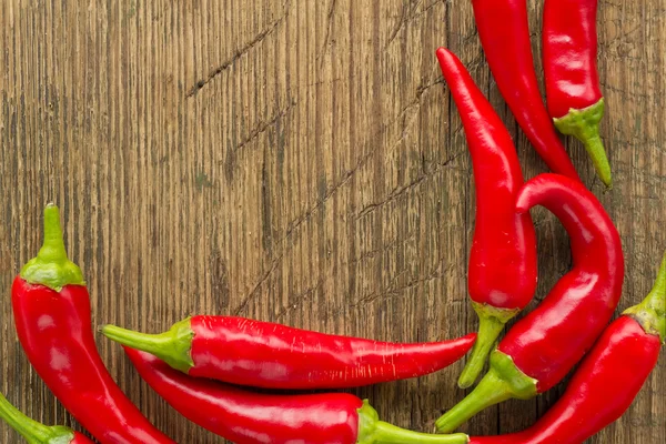 Rød Hot chili peber - Stock-foto