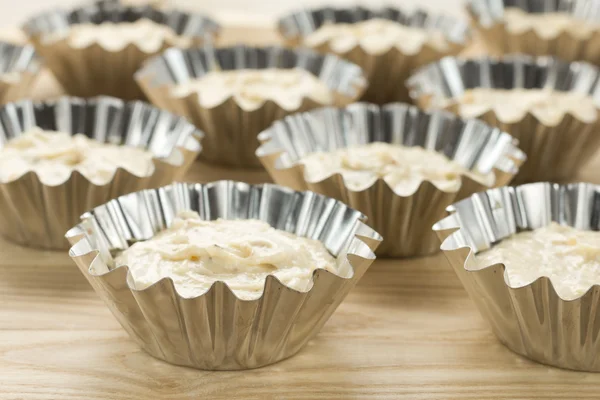 Muffins crudos — Foto de Stock