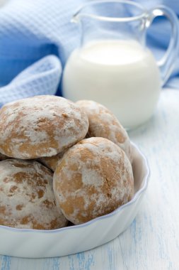 süt ve gingerbreads