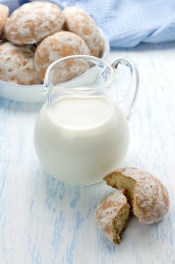 süt ve gingerbreads