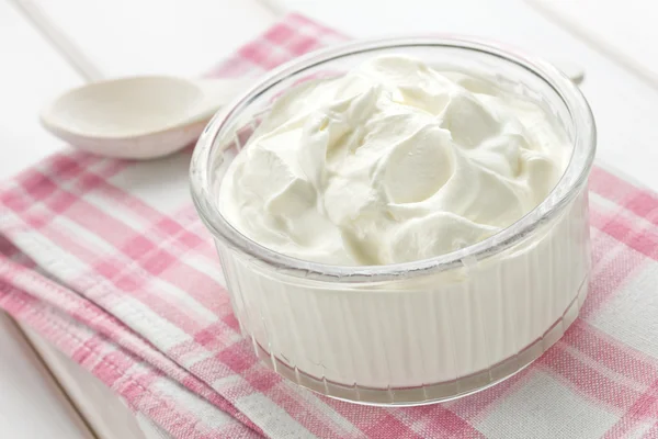 Sour cream — Stock Photo, Image