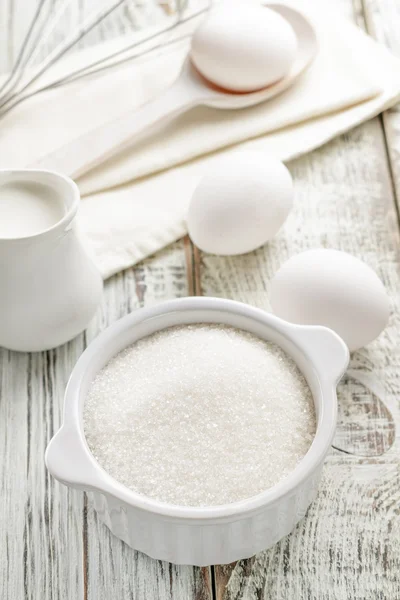 설탕과 계란 — 스톡 사진