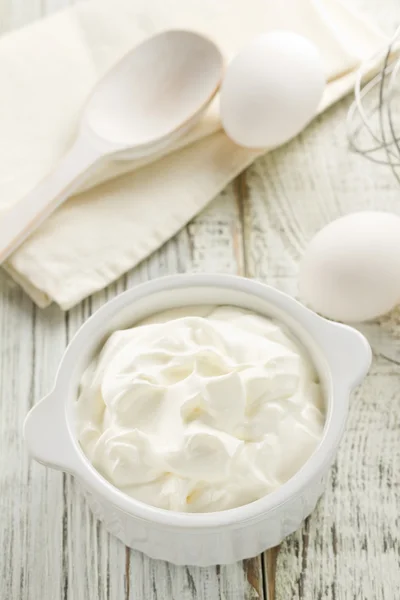 Sour cream — Stock Photo, Image