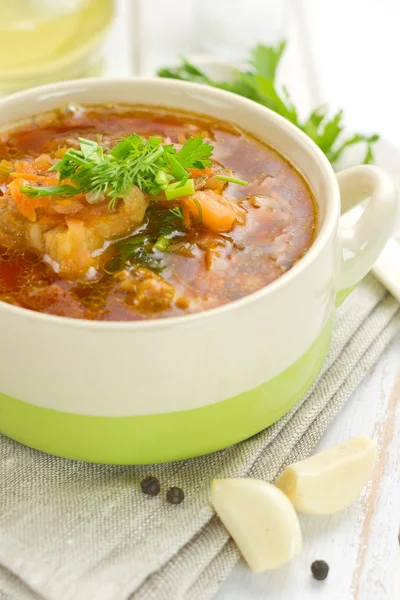 Sopa de remolacha — Foto de Stock