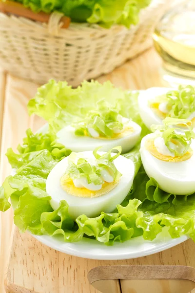 Boiled eggs — Stock Photo, Image