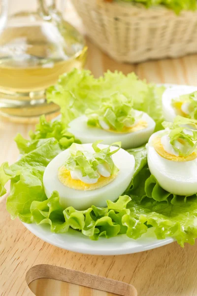 Boiled eggs — Stock Photo, Image