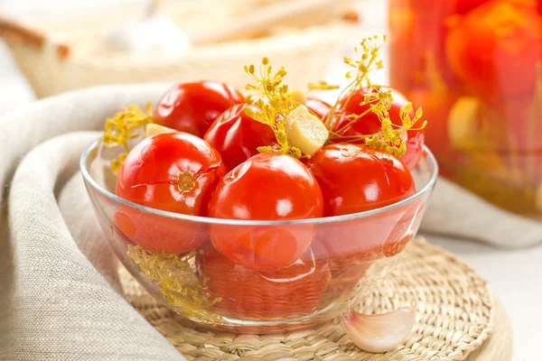 Ingemaakte tomaten — Stockfoto