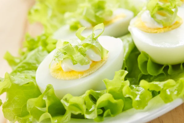 Boiled eggs — Stock Photo, Image