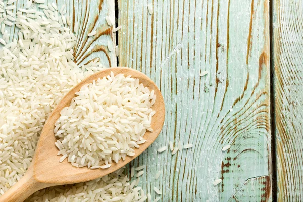 Rýže v vařečka — Stock fotografie
