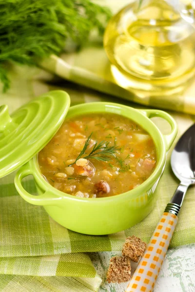 Zuppa di piselli — Foto Stock