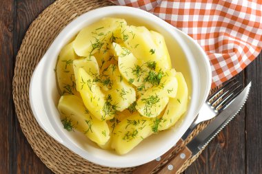 haşlanmış patates