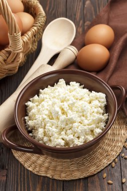 Cottage, yumurta ve süt