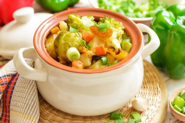 Vegetable stew clipart