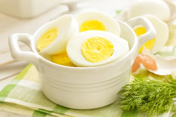 Boiled eggs — Stock Photo, Image