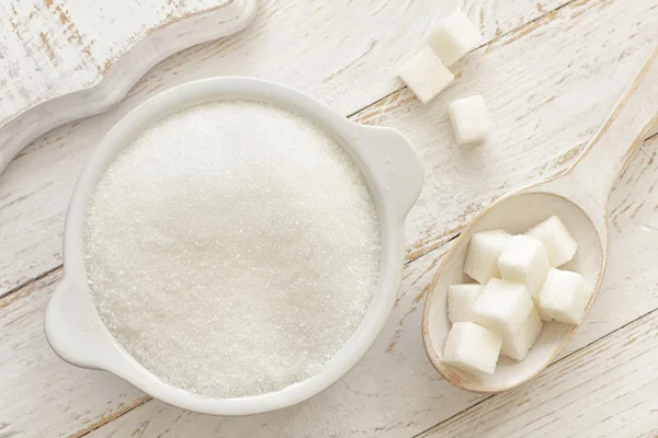 White sugar — Stock Photo, Image