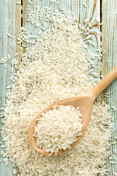 水稻勺子 — 图库照片