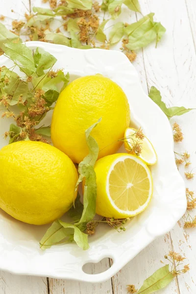 Limón con tilo —  Fotos de Stock