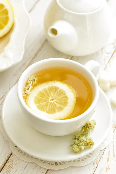 Chá de limão — Fotografia de Stock