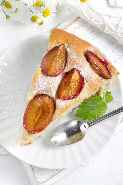 Tarte aux prunes — Photo