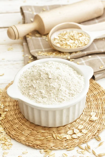 Oat flour — Stock Photo, Image