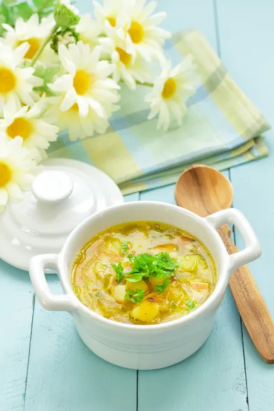 Gemüsesuppe — Stockfoto