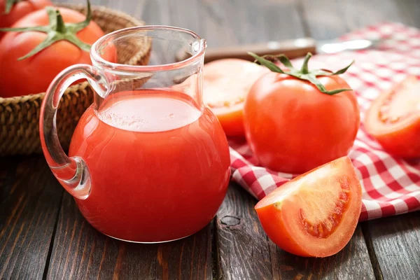 Sumo de tomate — Fotografia de Stock