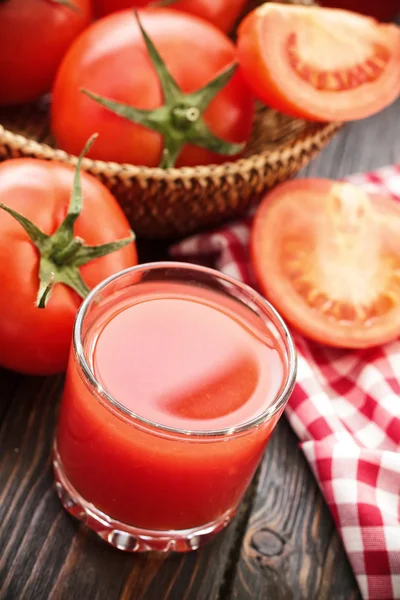 Sumo de tomate — Fotografia de Stock