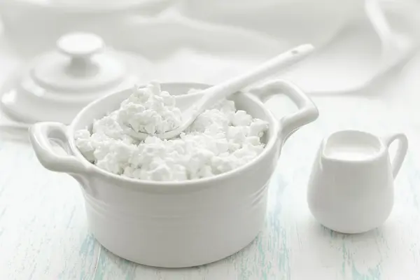 Cottage cheese — Stock Photo, Image