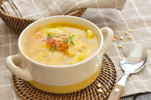 Sopa de guisantes — Foto de Stock