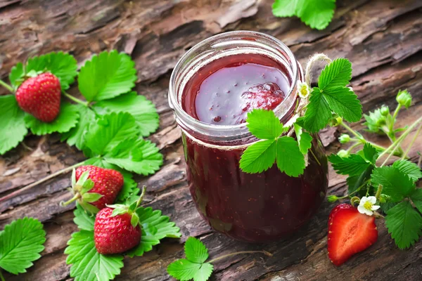 Strawberry jam — Stock Photo, Image