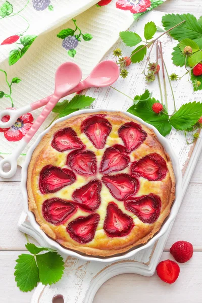 Tarta de fresa — Foto de Stock