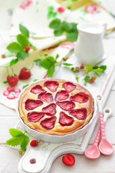 Tarta de fresa — Foto de Stock