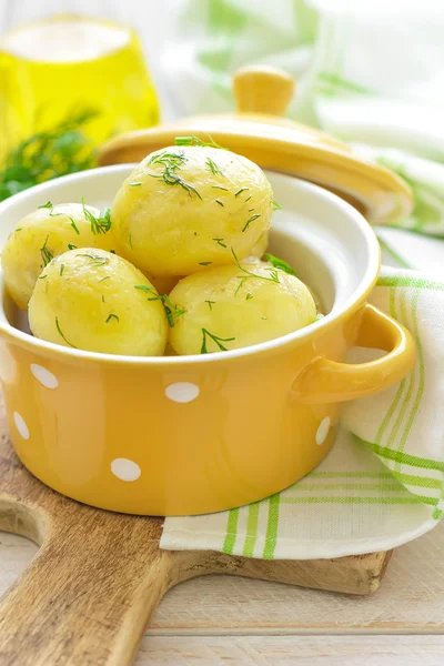 Boiled new potato — Stock Photo, Image