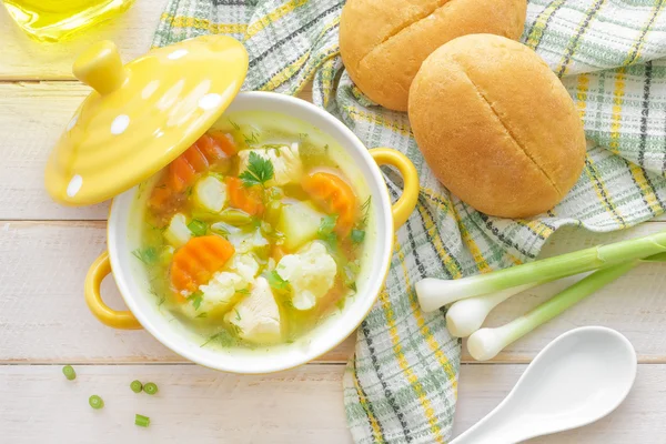 Gemüsesuppe — Stockfoto