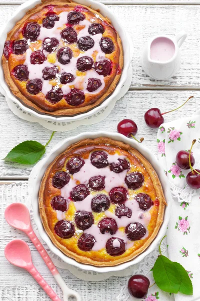 Torta de cereja — Fotografia de Stock